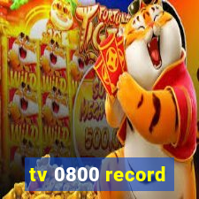 tv 0800 record